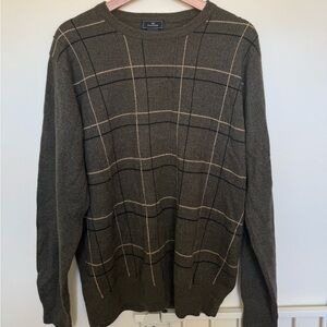 Dockers Olive green crewneck sweater, LARGE